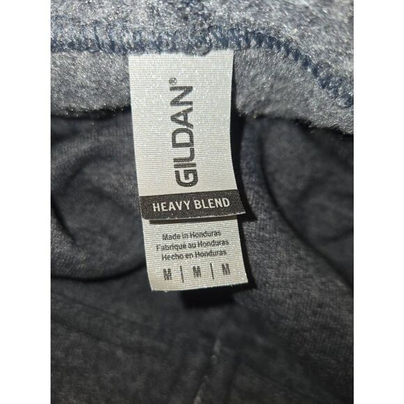 Gildan Unisex Size Medium Grey Feast Of San Gennaro 2023 Zip Up Hoodie - Picture 5 of 6